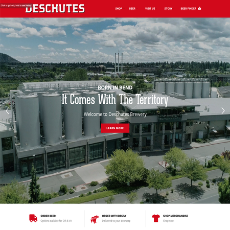 Deschutes Brewery's New Site Launches!